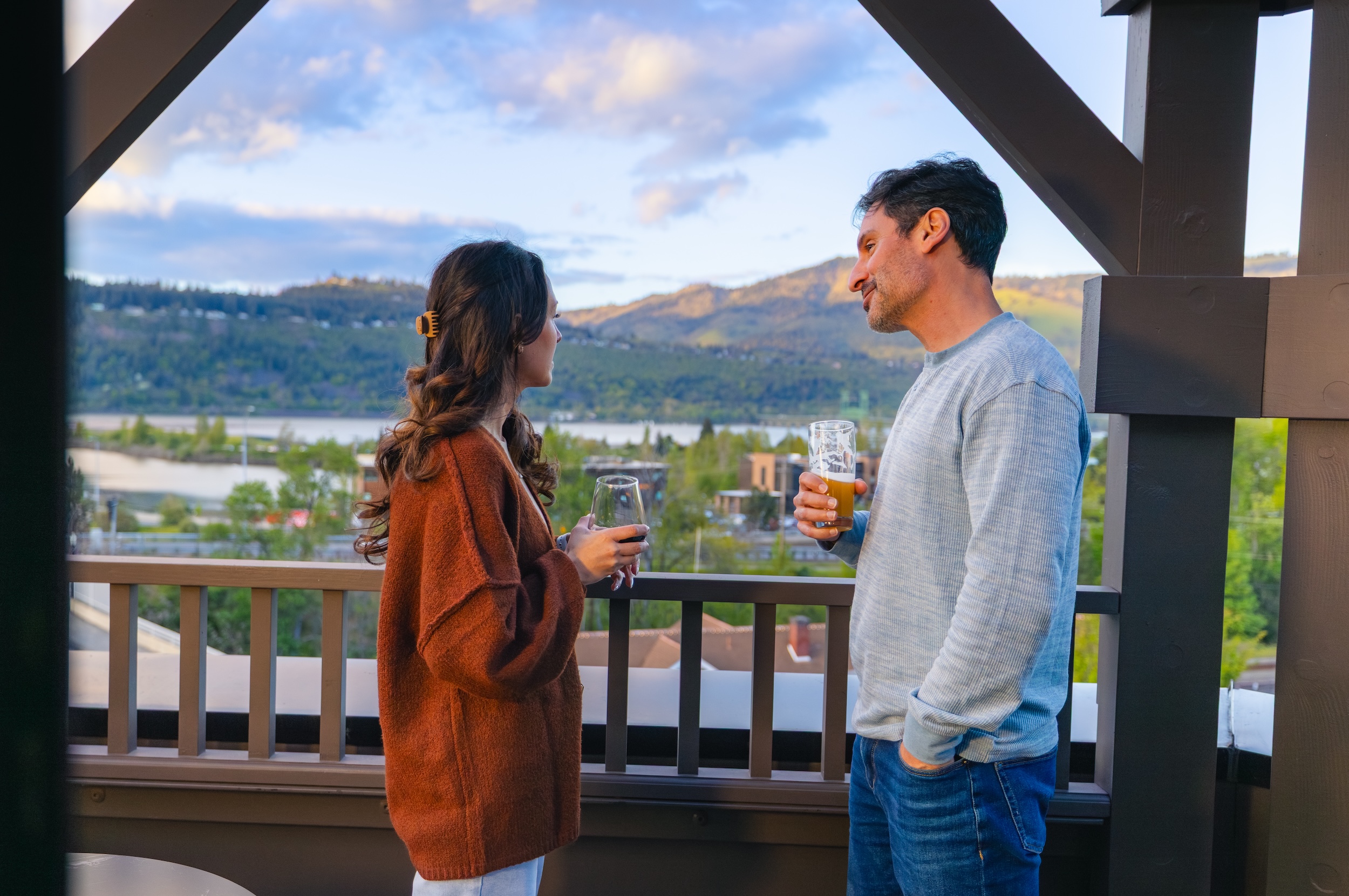 Rooftop at Lightwell, overlooking The Gorge